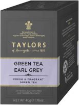 Taylor´s of Harrogate Green Tea Earl Grey 40g (20 Aufgussbeutel)