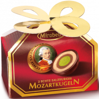 Mondelez DE Mirabell Mozartkugeln Naschpackung 2er, 34g