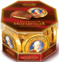 Mondelez DE Mirabell Mozartkugeln Klarsichtdose 15er, 300g