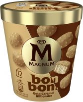 Langnese Magnum Bonbon Gold Caramel Billionaire 12x17ml