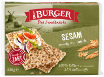 Brandt crispbreads - Burger Sesam 250g, 24pcs