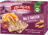 Brandt crispbreads - Burger Bio-Knäcke 5-Saaten 250g