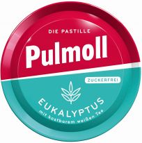 Pulmoll Eukalyptus Menthol ohne Zucker, 50g