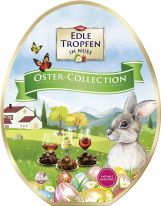 Trumpf Easter Edle Tropfen in Nuss Oster-Collection Ei 300g, Display, 26pcs