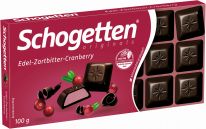 Schogetten Edel Zartbitter Cranberry 100g