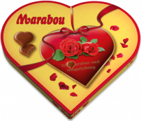 Marabou Hearts 185g