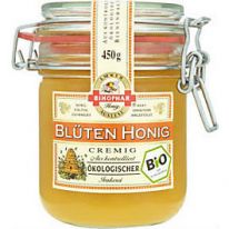 Bihophar Honig - Blüten-Honig  mit Bio-Zeichen cremig, 450g