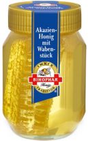 Bihophar Honig - Akazien-Honig mit Wabenstück flüssig, 500g
