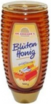 Dr.Kriegers Honig - Blüten-Honig Kopfstehflasche flüssig, 500g