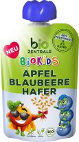 Bio Zentrale BioKids Fruchtmus Apfel Blaubeere Hafer 90g