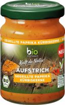 Bio Zentrale Aufstrich Gegrillte Paprika Kürbiskern 125g