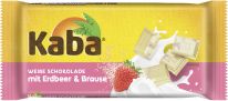 Kaba weiße Schokolade mit Erdbeer & Brause 85g