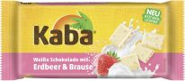 Kaba Weiße Schokolade mit Erdbeer-Brause 85g