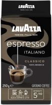Lavazza DE Caffè Espresso Italiano Classico gemahlen Ground coffee 250g, 20pcs