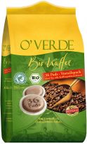 Röstfein O'Verde Bio-Kaffee 36 Pads 250g