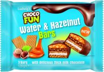 Ludwig´s ChocoFun Wafer&Hazelnut Bars 3x40g