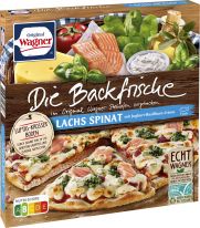Wagner Pizza Die Backfrische Lachs Spinat 350g