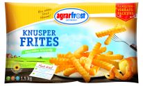 Agrarfrost Knusper frites, Pommes frites Wellenschnitt 1500g