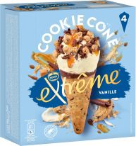 Nestle Extrême Cookie Cone Vanille 4x110ml