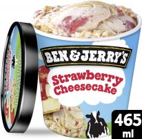 Ben & Jerry's Pint Strawberry Cheesecake 465ml