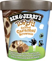 Ben & Jerry's Pint Topped Salted Caramel Brownie 438ml