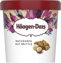 Häagen-Dazs Cup Macadamia Nut Brittle 95ml, 24pcs
