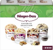Häagen-Dazs Cup Favorite Collection Multipack 4x95ml