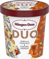 Häagen-Dazs Pint Duo Vanilla Hazelnut & Caramel Crunch 420ml