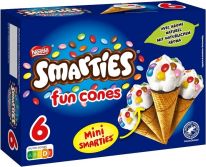 Nestle Smarties Fun Cones 6x39g