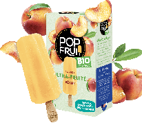 Pop Fruit Bio Sorbet Peche 4x70g
