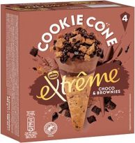 Nestle Extreme Cookie Cone Choco Brownies Multipack 4x110ml