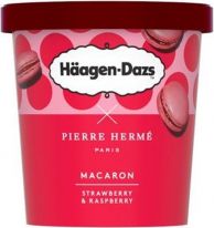 Häagen-Dazs Pint Macaron Strawberry & Raspberry 420ml