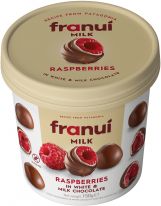 Franui Cup Framboise Chocolat Lait 150g