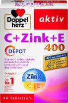 Doppelherz C + Zink + E Depot 40 Tabletten