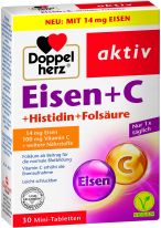 Doppelherz Eisen + C + Histidin + Folsäure 30 Tabletten