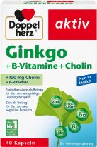 Doppelherz Ginkgo + B-Vitamine + Cholin 40 Kapseln