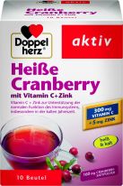 Doppelherz Heiße Cranberry mit Vitamin C + Zink 10 Beutel