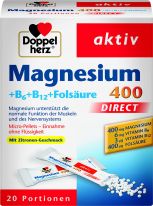 Doppelherz Magnesium + B6 + B12 direct 20 Portionen