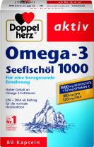 Doppelherz Omega-3 Seefischöl 1000mg 80 Kapseln