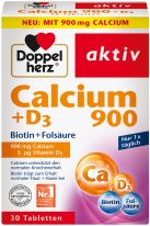 Doppelherz Calcium 900 + D3 + Biotin 30 Tabletten