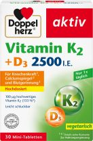 Doppelherz Vitamin K2 + Vit. D3 2500 I.E. 30 Tabletten