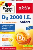 Doppelherz D3 2000 I.E. Sofort 30 Tabletten