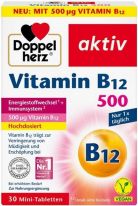 Doppelherz Vitamin B12 500 µg 30 Tabletten