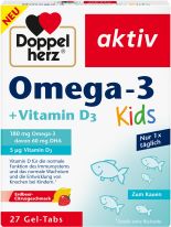 Doppelherz Omega-3 + Vitamin D3 Kids 27 Gel Tabs