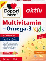Doppelherz Multivitamin + Omega-3 Kids 27 Gel-Tabs