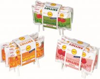 Traubenzucker Lolly Kettenpacks 3 sort 8 x 7,5 g MixCarton, 32pcs