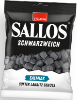 Sallos Schwarzweich Salmiak 200g