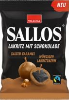 Sallos Lakritz mit Schokolade Salted Caramel 125g