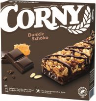 Corny Dunkle Schokolade 6x23g