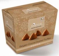Bianca truffles - Cocoa Truffles Christmas Luxe Box Gold Shiny Foil 175g